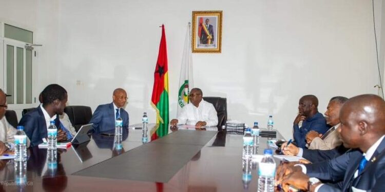 ANAD RPG AEC et FNDC politique reçus par le président bissau guinéen